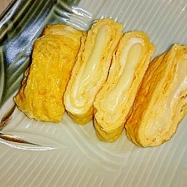 スライスチーズで簡単チーズ卵焼き レシピ 作り方 By Happy Days 楽天レシピ